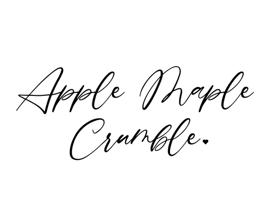 Apple Maple Cumble