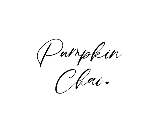 Pumpkin Chai